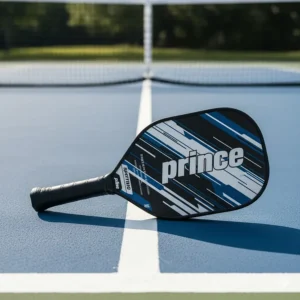 Prince Spectrum Pro pickleball paddle with a shorter handle option, ideal for players who prefer a traditional grip or light-to-mid weight paddle.